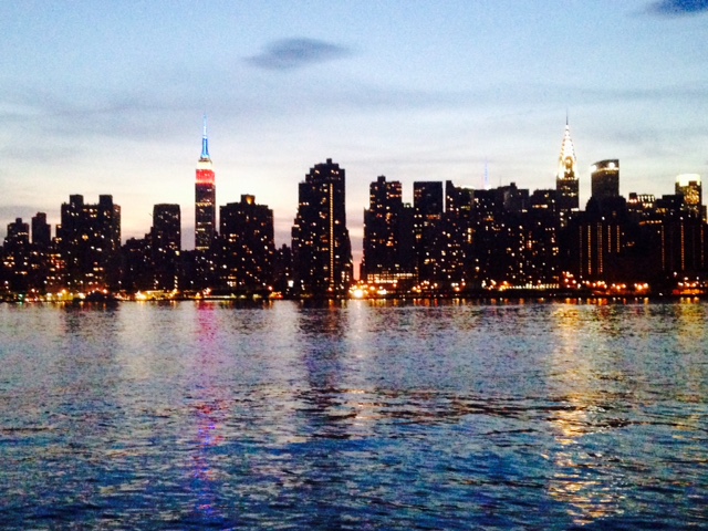NY Harbor from Brooklyn, by me.